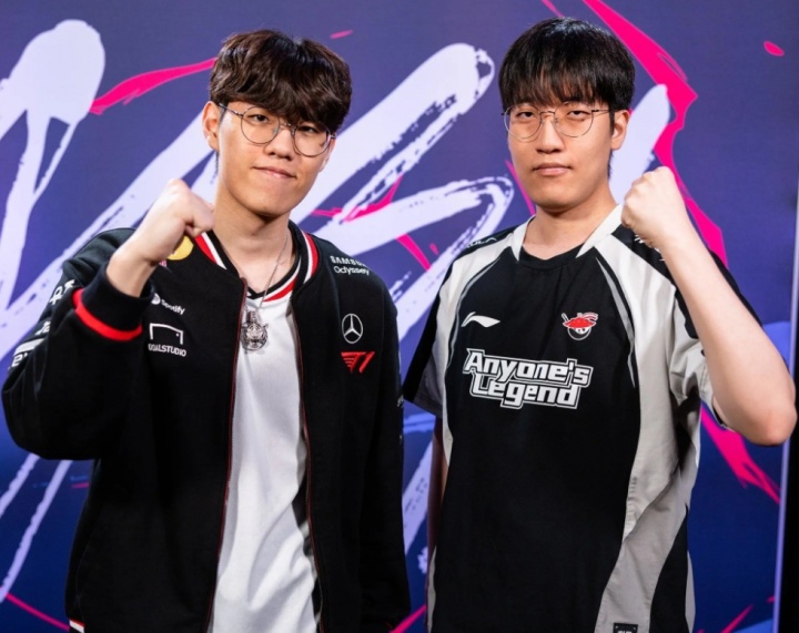 LoL赛事官方发布打野合照：Oner vs Tarzan