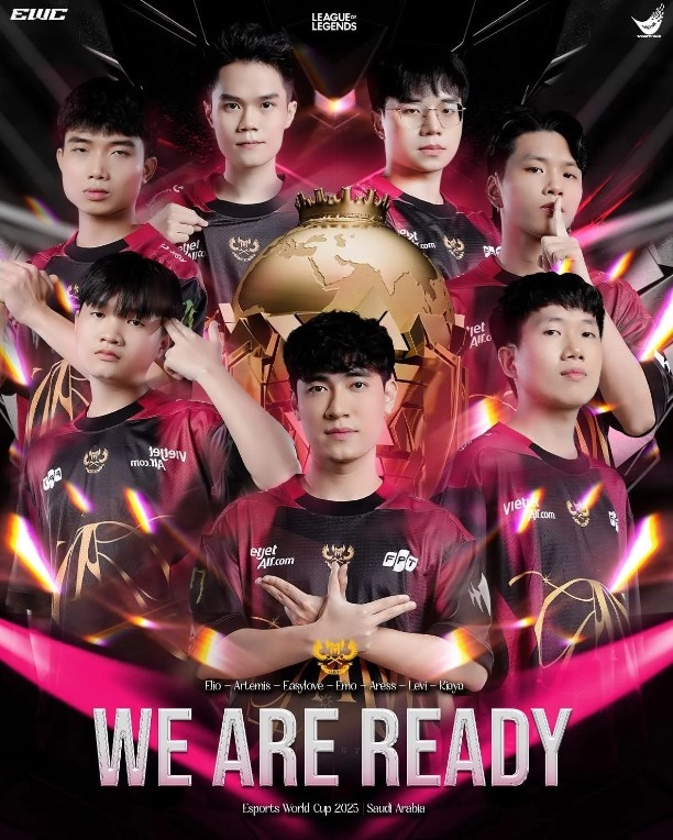 GAM老板分享海报:我们即将前往2025EWC,希望能见到C罗