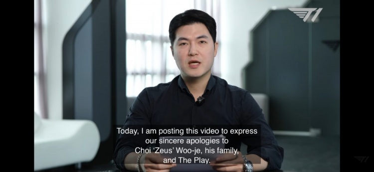 T1 CEO：Zeus在转会期内无违规行为 我们对各种情况应对不足