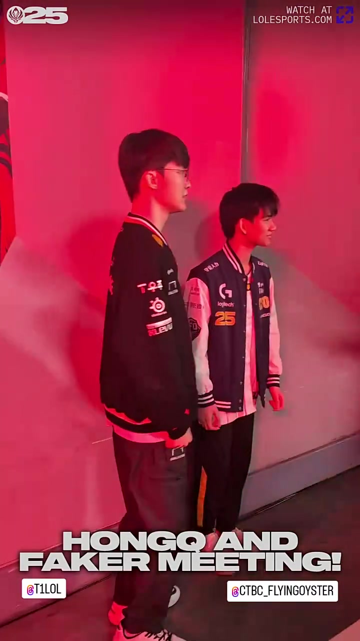 LoL官方分享Faker和HongQ互动视频：本次MSI年龄最大和最小选手