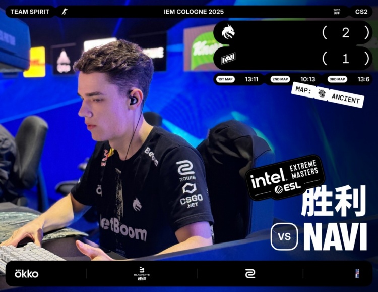 🎮独联体血脉压制！改变战术收成效 Spirit再次击败NAVI进决赛