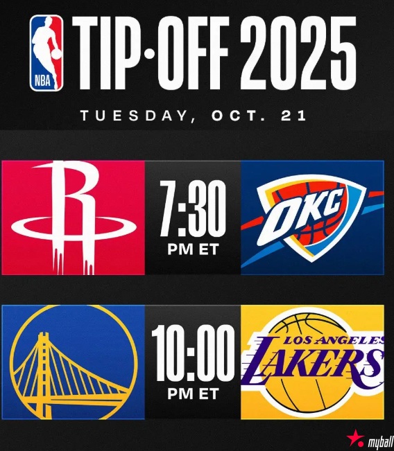 大发体育-NBA官宣新赛季揭幕战：火箭VS雷霆 勇士VS湖人，大发助力你的致富之路！