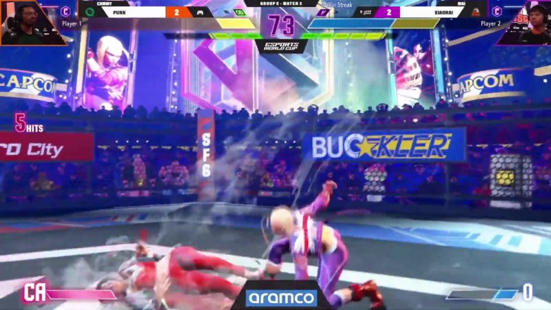 街霸6名场面诞生🤯Punk极限提前开香槟，Xiaohai丝血反杀