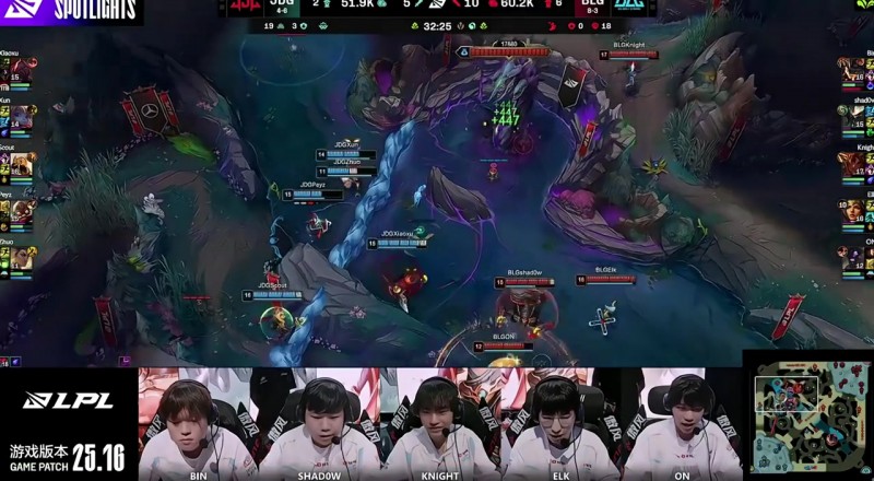 BLG战胜JDG语音 ON：放假了，强哥；shad0w：哎，我的（挠头）