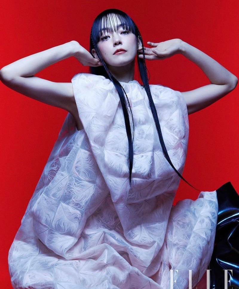 金润雅 x ELLE Korea May 2023💛🖤💋