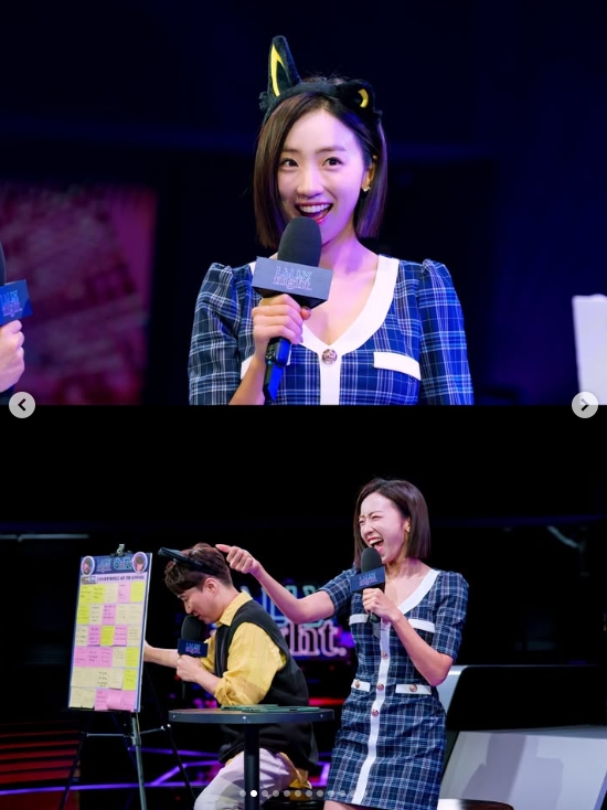 LCK又赢了😭LCK女主持咸慧珍晒照：最近的节目返图