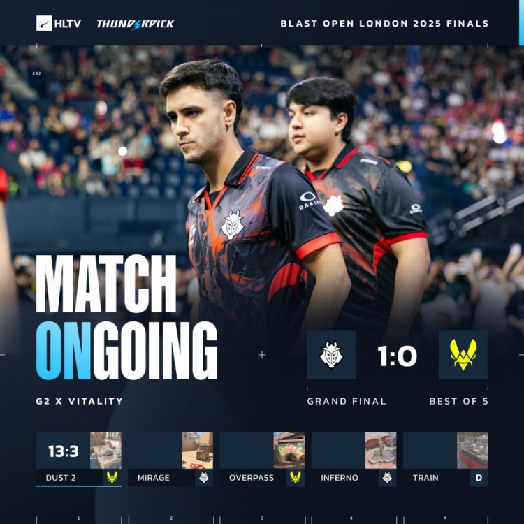 🎮0-6开局Zywoo轰ACE 难救半场2分小蜜蜂 G2以13-3暴打赢图一