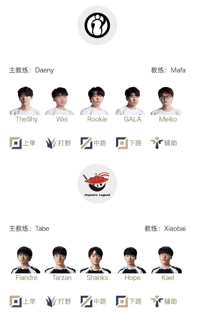 LPL明日首发：Shanks中路交锋宋圣 Tarzan与Wei谁能带动制胜节奏