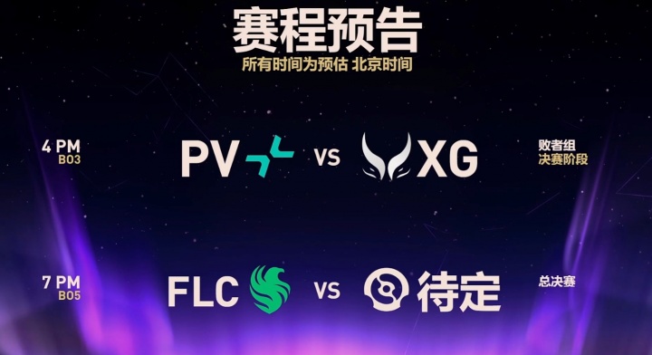 还差两关!TI14决赛日对阵:XG败决再战PV 猎鹰决赛静候对手
