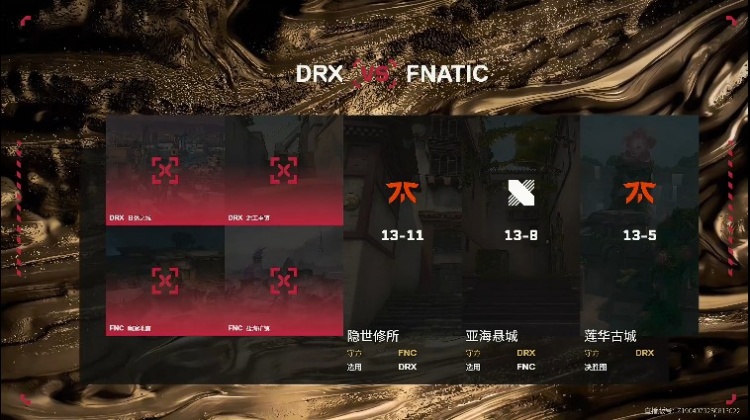 🎮本质枪男!法爷恐怖火力带队攻克DRX挺进6强 FNC 2-1 DRX