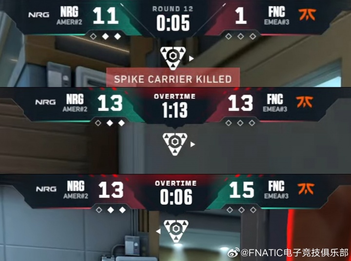 一分够了！无畏契约决赛FNC半场落后十分实现不可思议的大逆转