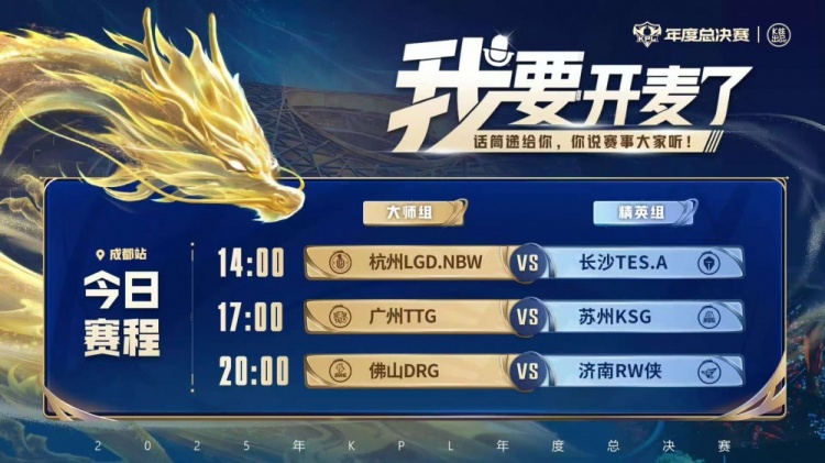 🎮KPL今日赛报：TES 让二追三 3-2 LGD TTG 3-0 KSG DRG 3-0 RW