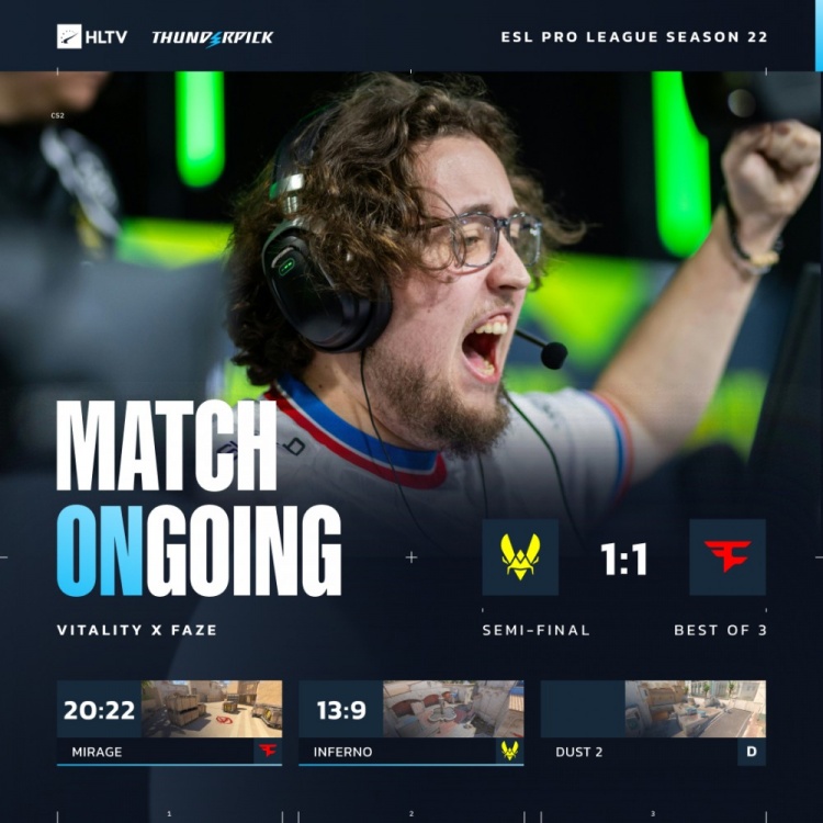 🎮没黏住！FaZe被锁9分 总监手枪四杀难救主 小蜜蜂赢下图二