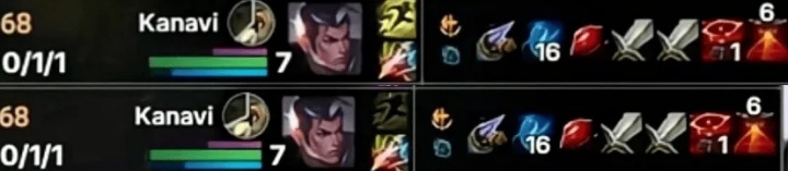 心态爆炸❓Kanavi首局9分40秒A爆炸果实失误 交闪打野怪