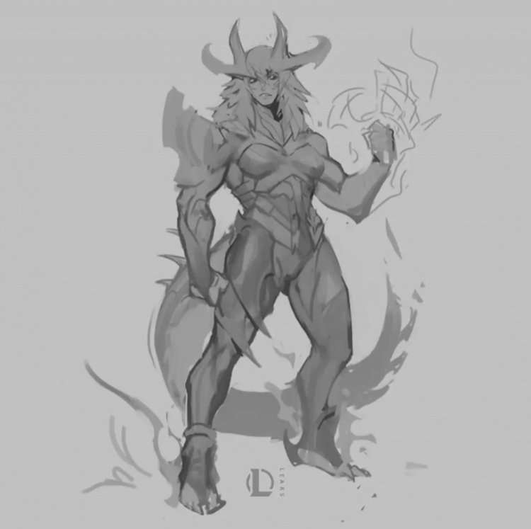 外网爆料龙女重做最新信息：Q技能附带生命偷取、击退效果