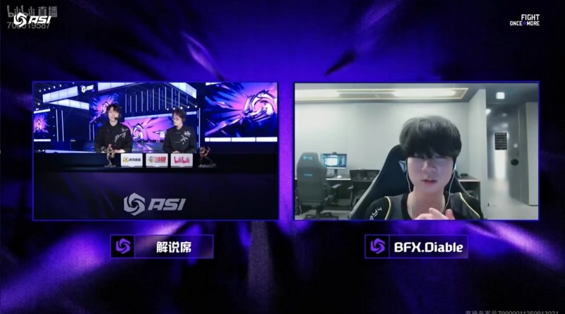 BFX战胜NS赛后采访，Diable：会以冠军为目标打本次比赛