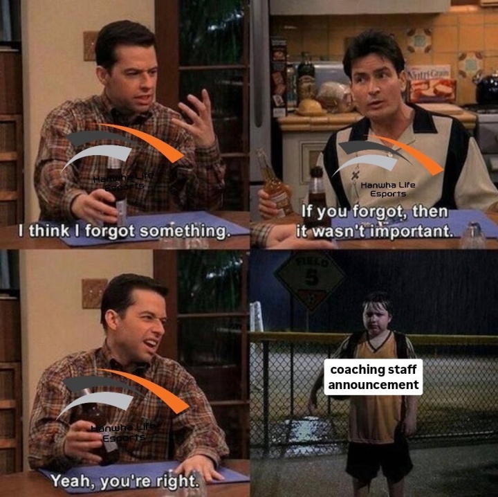 推特上的韩华粉丝们对教练组的担心:能忘记的事情说明它并不重要