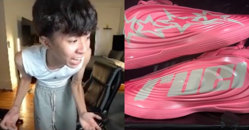 签名鞋被放上 eBay 卖 2500 美金!Ray 直播发现当场气炸开喷